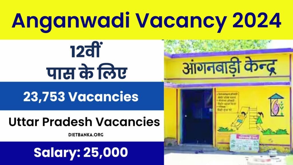 UP Anganwadi Vacancy 2024 new vacancies