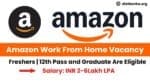 Amazon Work From Home Vacancy