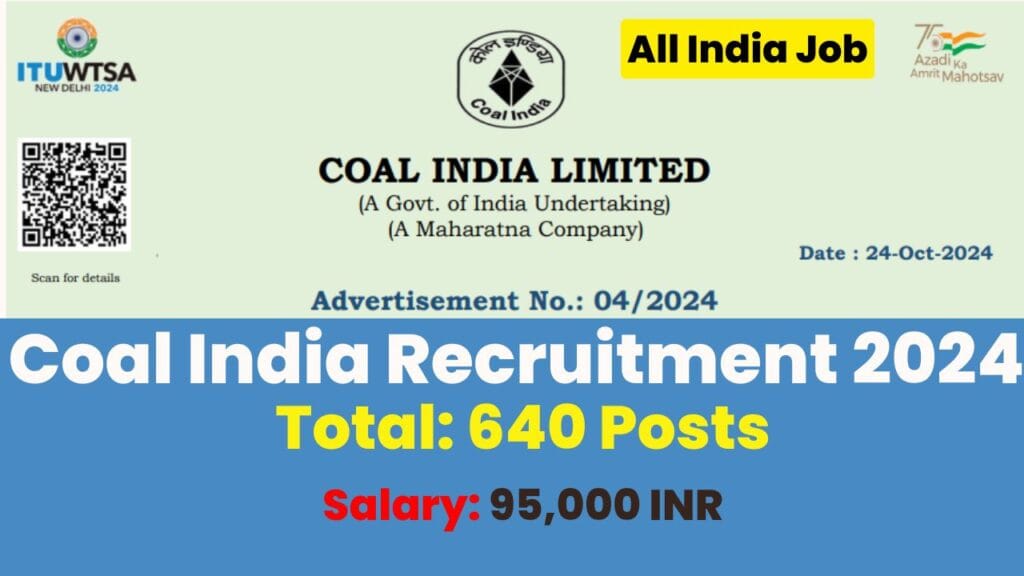 Coal India Recruitment 2024