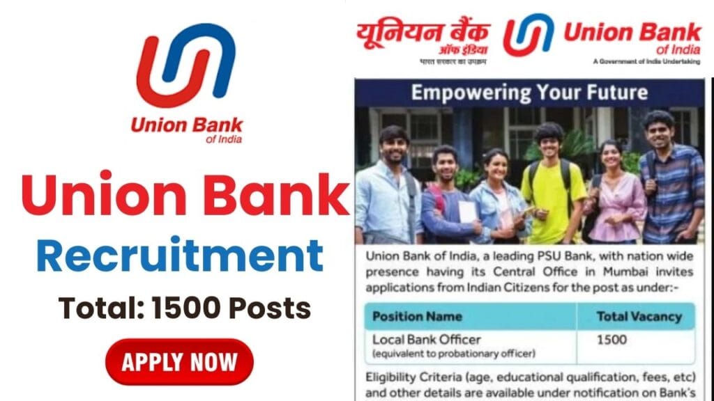 Union Bank of India LBO Recruitment 2024