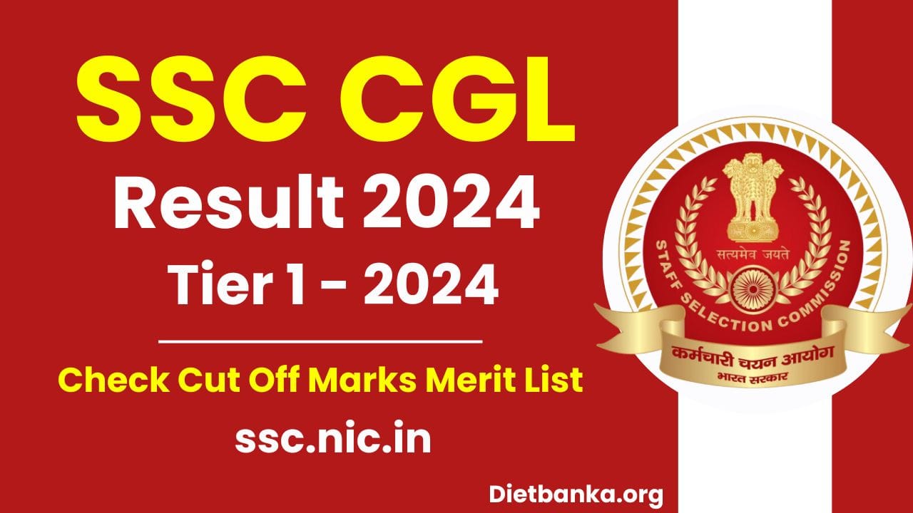 SSC CGL Result 2024 Check Cut Off Marks Merit List, ssc.nic.in