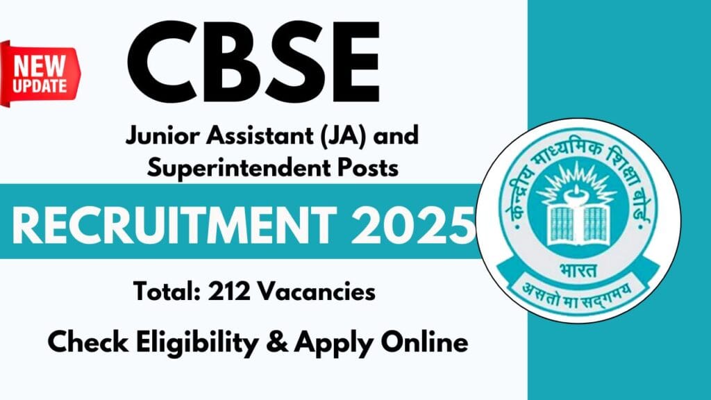 CBSE Recruitment 2025