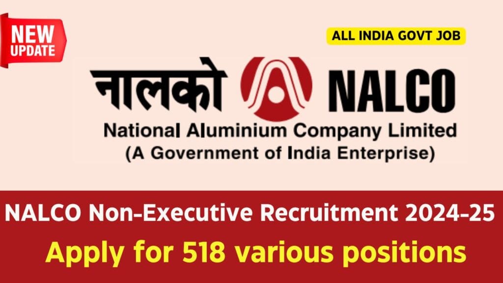 NALCO Non-Executive Recruitment 2024-25