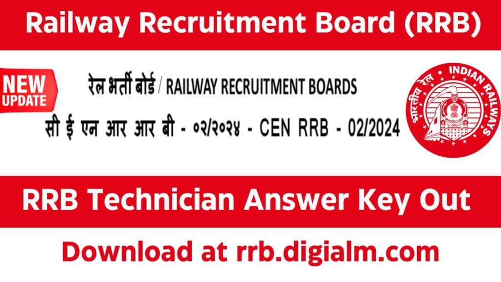 RRB Technician Answer Key 2024 Out