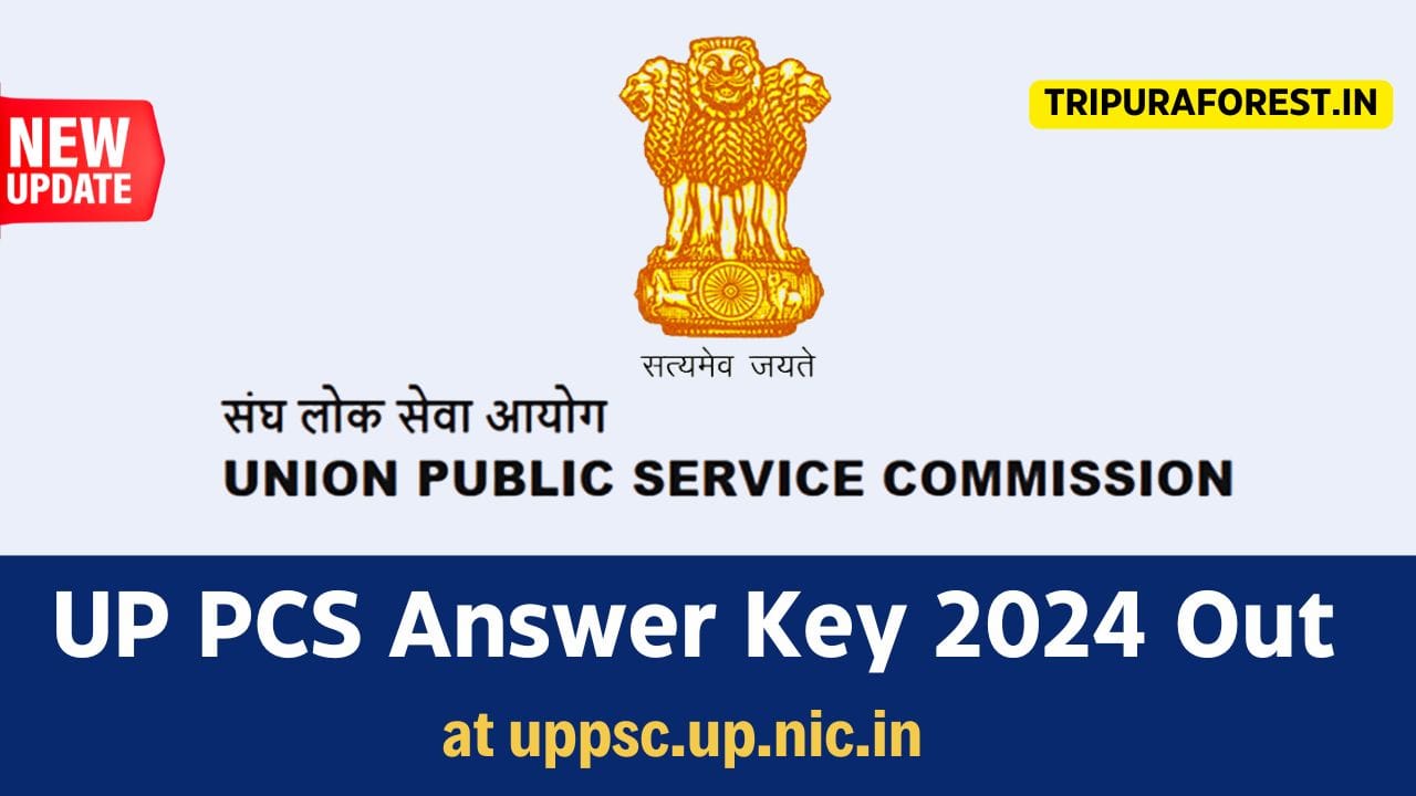 UP PCS Answer Key 2024 Out