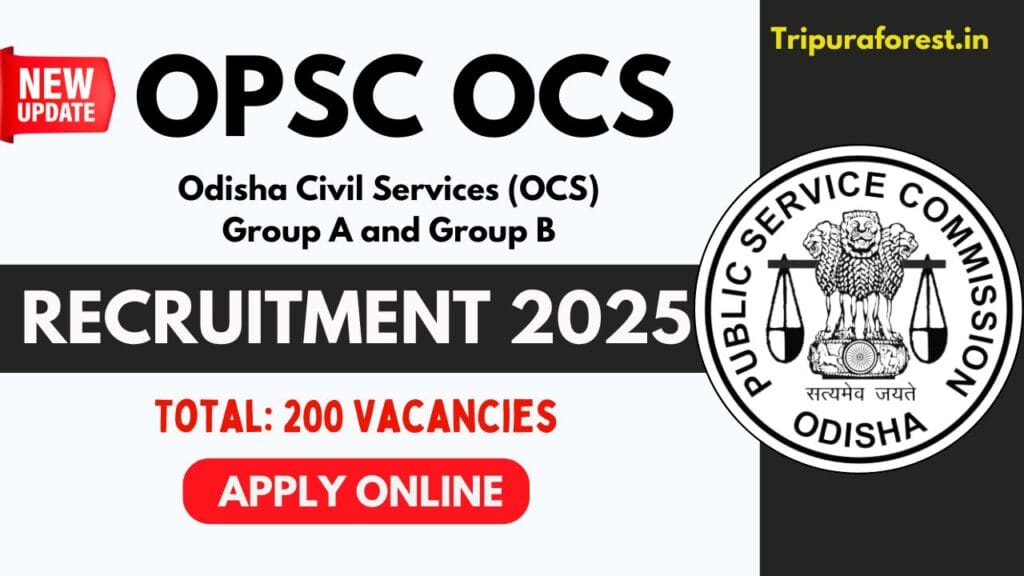 OPSC OCS Recruitment 2025 Notification Out