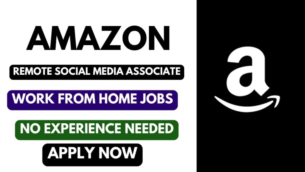 Amazon Remote Social Media Associate