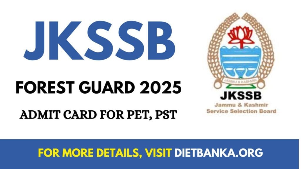 JKSSB Forest Guard Recruitment 2025